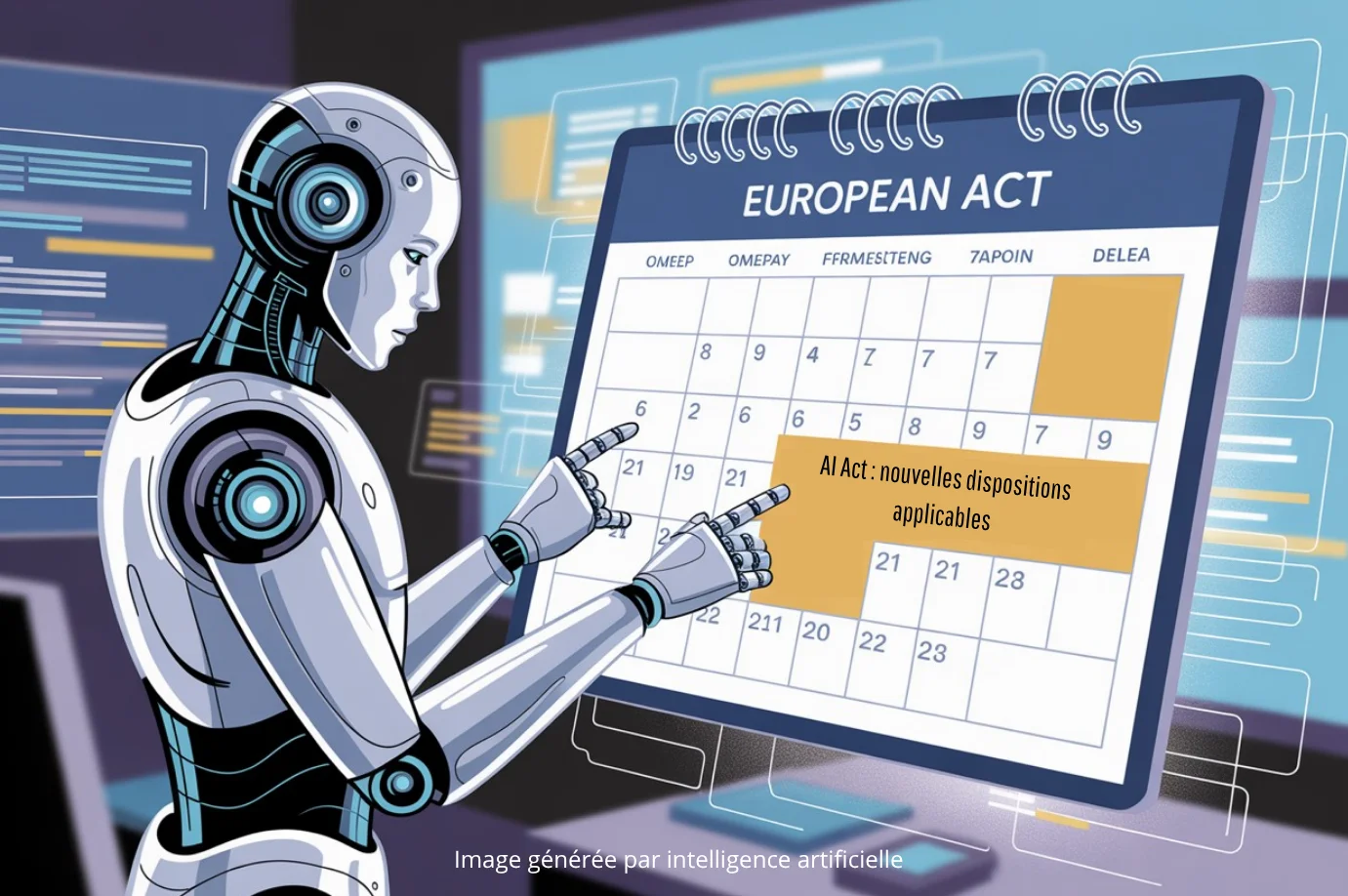 calendrier mise en application IA Act