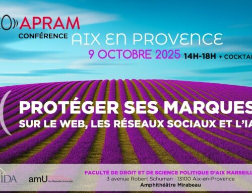 Participation de SSG AVOCATS à la Conférence APRAM du 9 octobre 2025 à Aix en Provence sur le thème « PROTEGER SES MARQUES SUR LE WEB, LES RESEAUX SOCIAUX ET L’IA ».
