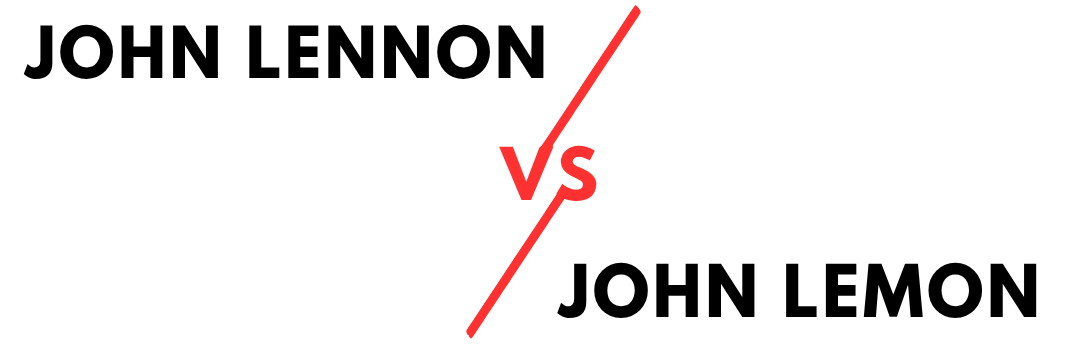 John Lennon / John Lemon